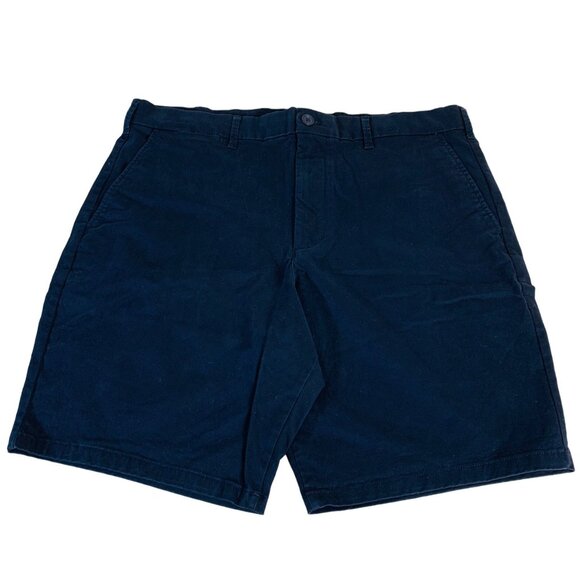 GAP Mens Navy Blue Shorts Size 36 Waist Cotton Comfortable Classic Fit Casual - Picture 1 of 10